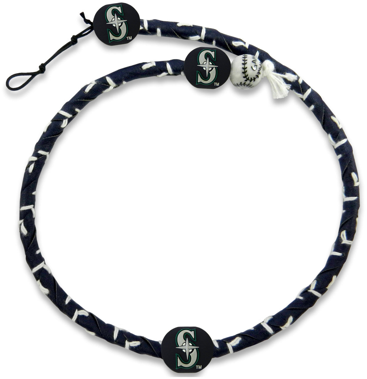 Gamewear Seattle Mariners Frozen Rope Team Color Baseball Necklace Fan Gear MLB Seattle Mariners