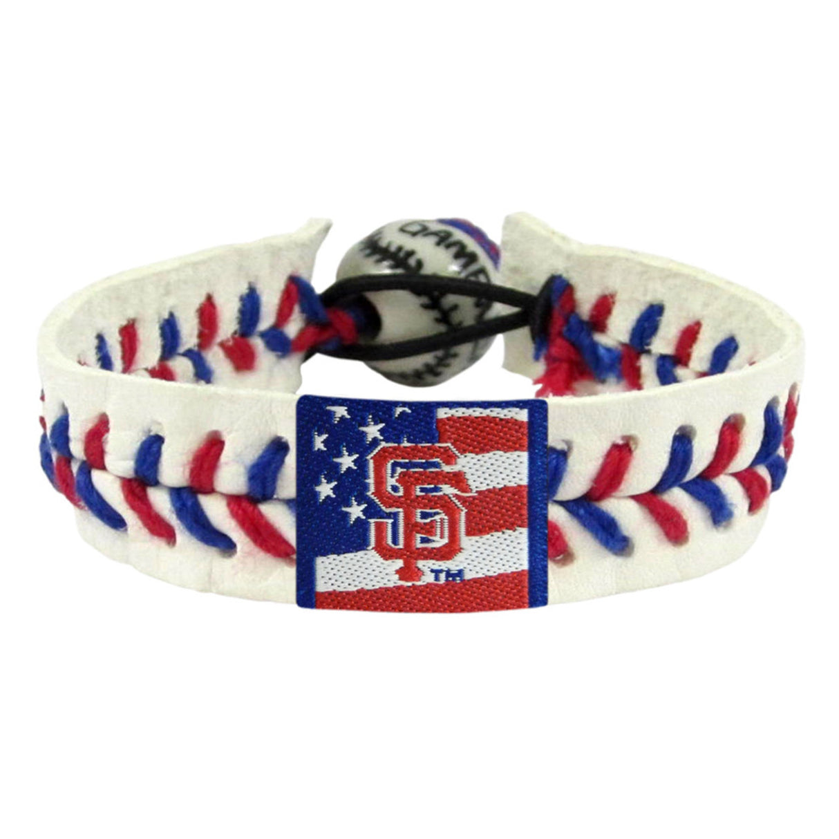 Gamewear San Francisco Giants Stars and Stripes Baseball Bracelet Fan Gear MLB San Francisco Giants