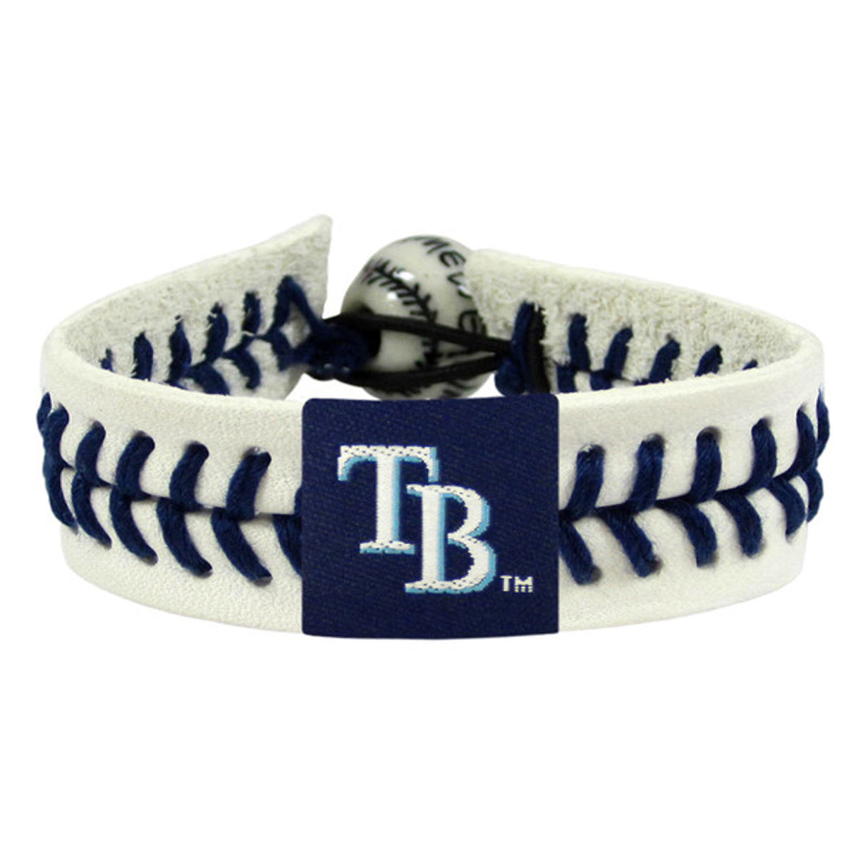 Gamewear Tampa Bay Rays Genuine Baseball Bracelet Fan Gear MLB Tampa Bay Rays