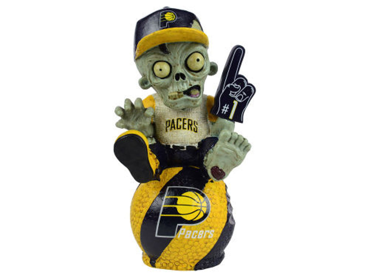 Forever Collectibles Indiana Pacers Zombie On Logo Figurine Fan Gear NBA Indiana Pacers