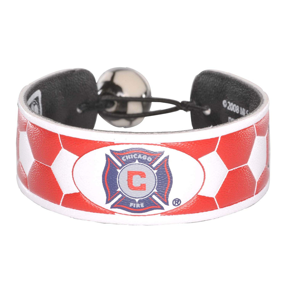 Gamewear Chicago Fire Team Color Soccer Bracelet Fan Gear MLS
