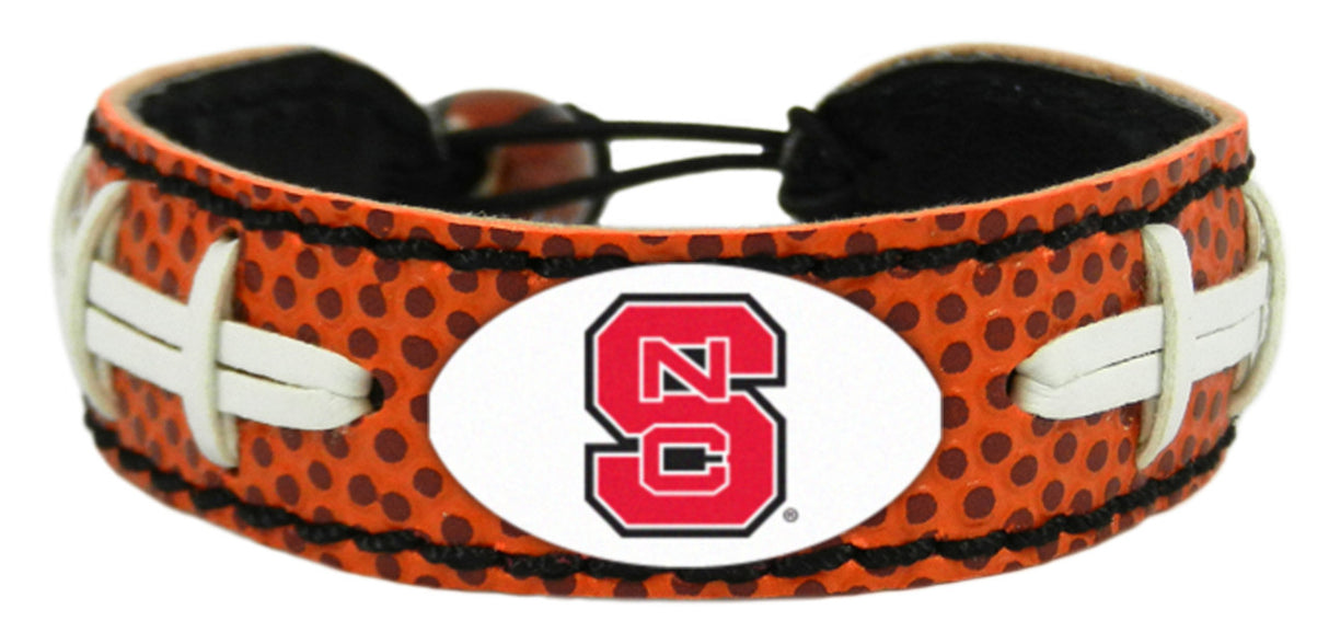 Gamewear North Carolina State Wolfpack Classic Football Bracelet Fan Gear NCAA North Carolina State Wolfpack