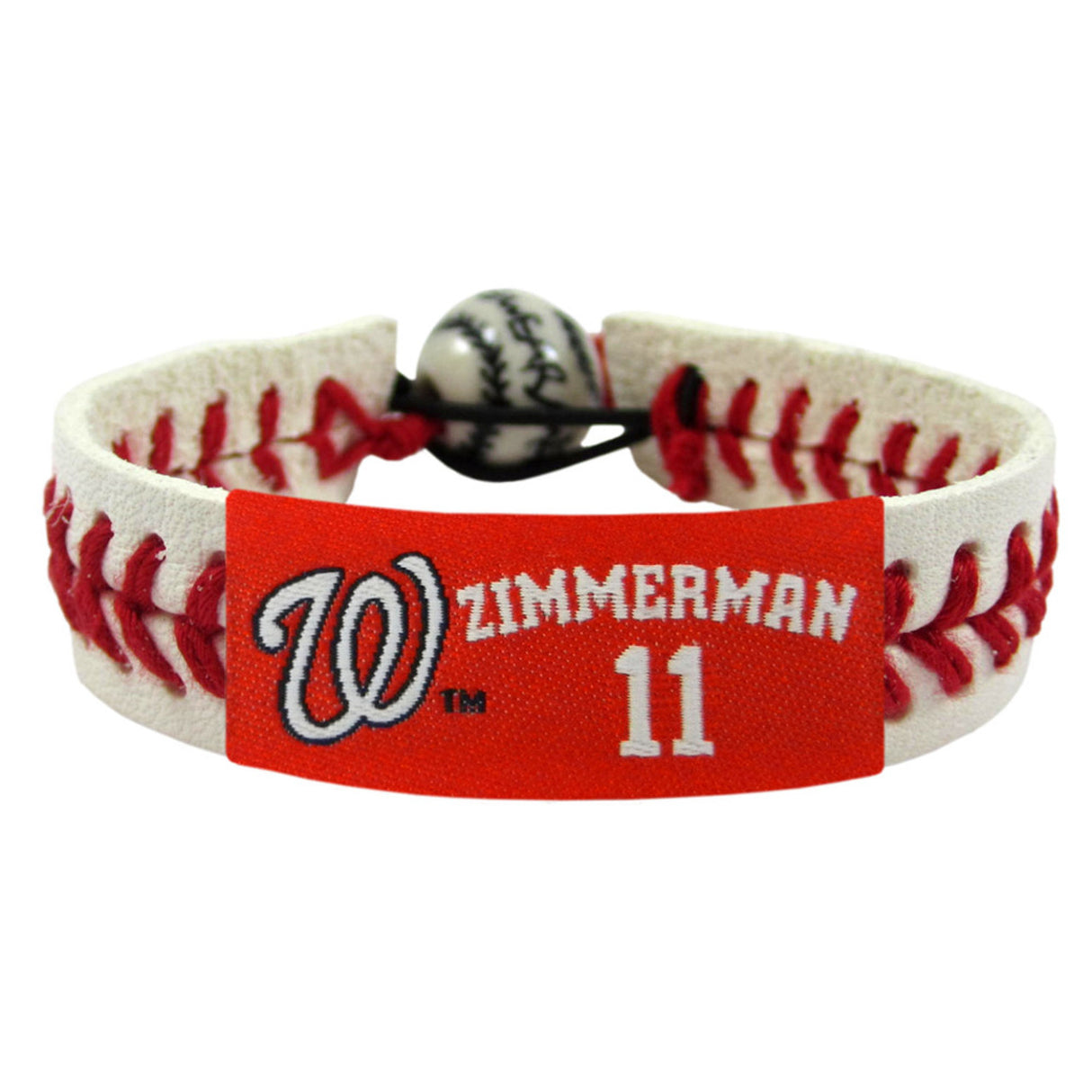Gamewear Washington Nationals Ryan Zimmerman Classic Baseball Bracelet Fan Gear MLB Washington Nationals