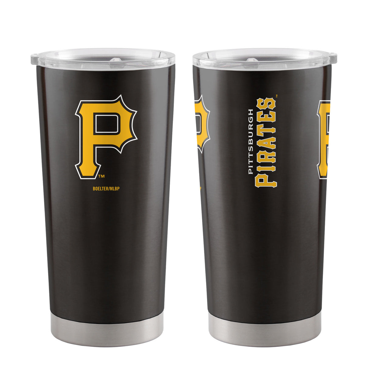 BOELTER Pittsburgh Pirates Black 20oz Ultra Travel Tumbler Fan Gear MLB Pittsburgh Pirates
