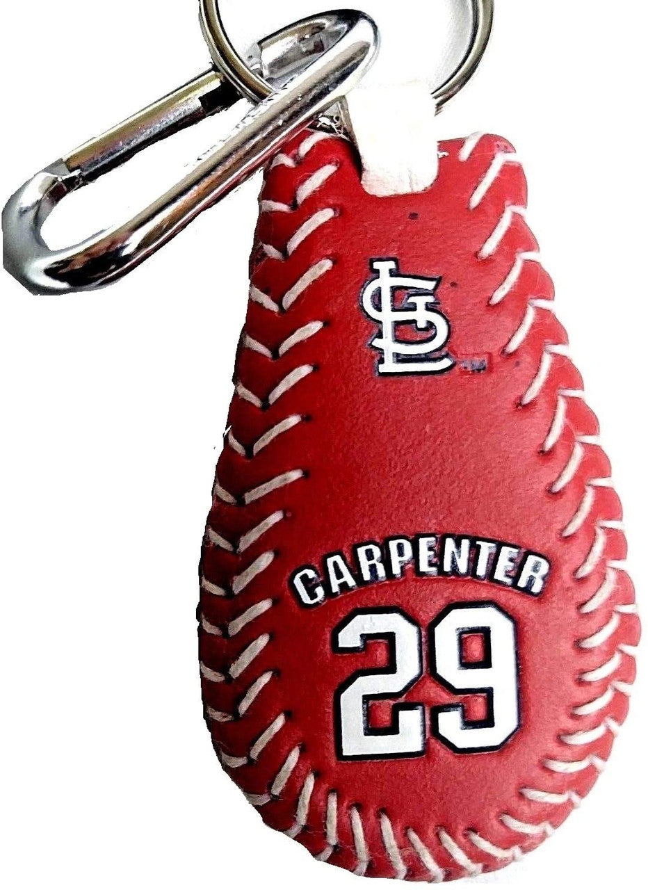 Gamewear St. Louis Cardinals Team Color Chris Carpenter Baseball Keychain Fan Gear MLB St. Louis Cardinals