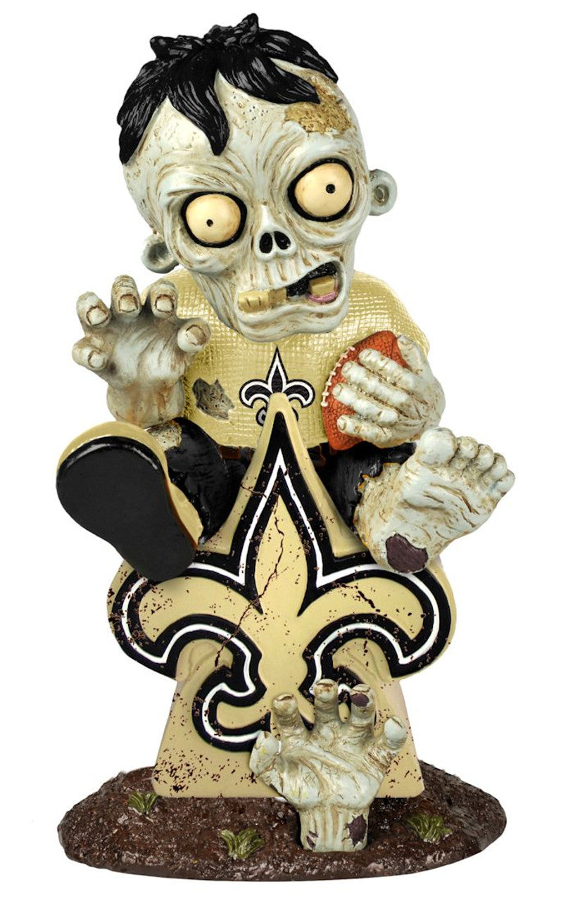 Forever Collectibles New Orleans Saints Zombie On Logo Figurine Fan Gear NFL New Orleans Saints