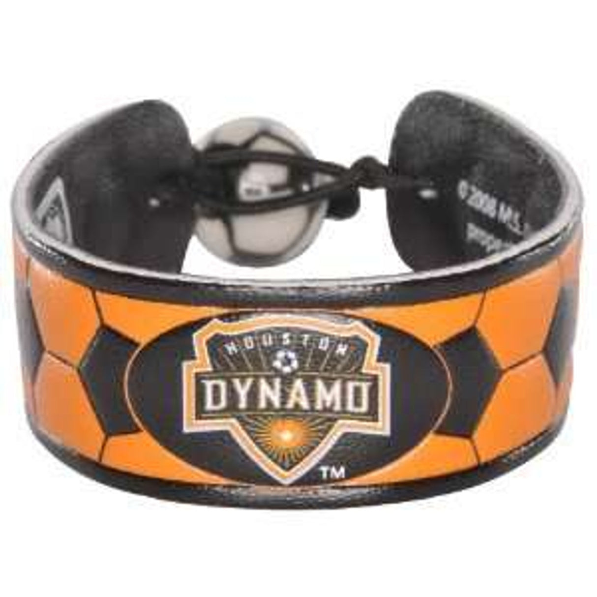 Gamewear Houston Dynamo Team Color Soccer Bracelet Fan Gear MLS Houston Dynamo