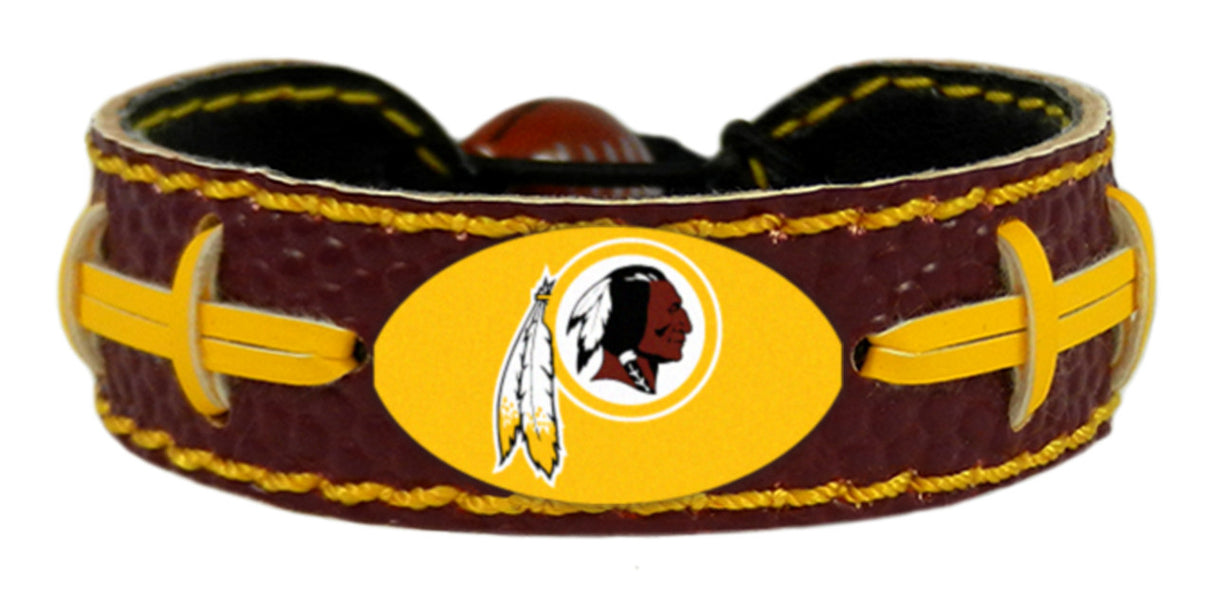 Gamewear Washington Redskins Team Color Football Bracelet Fan Gear NFL Washington Commanders