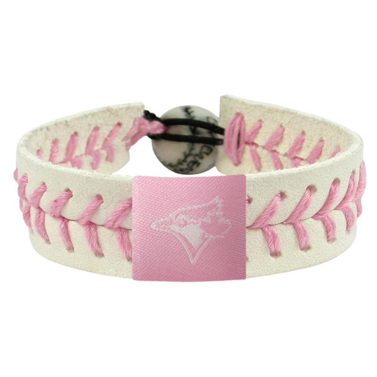 Gamewear Toronto Blue Jays Pink Baseball Bracelet Fan Gear MLB Toronto Blue Jays