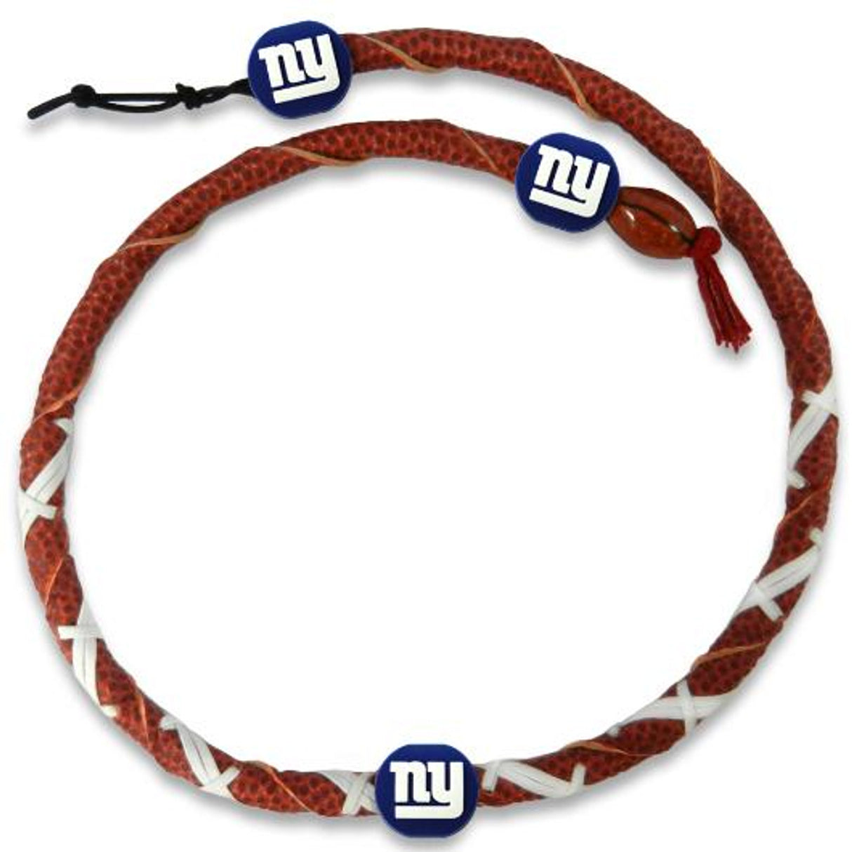 Gamewear New York Giants Spiral Football Necklace Fan Gear NFL New York Giants
