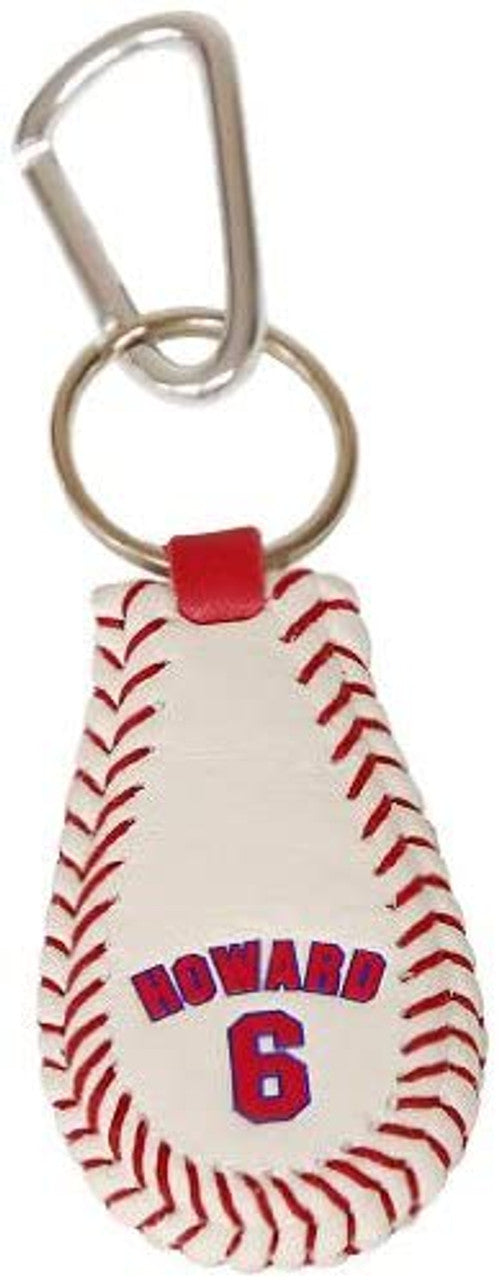 Gamewear Philadelphia Phillies Ryan Howard Classic Baseball Keychain Fan Gear MLB Philadelphia Phillies