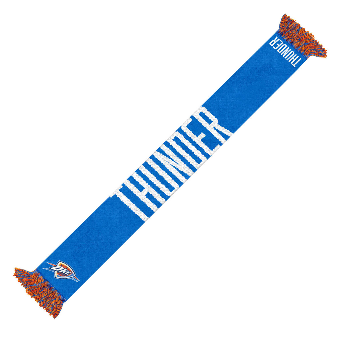 Forever Collectibles Oklahoma City Thunder Woodmark Scarf 2014 Fan Gear NBA Oklahoma City Thunder