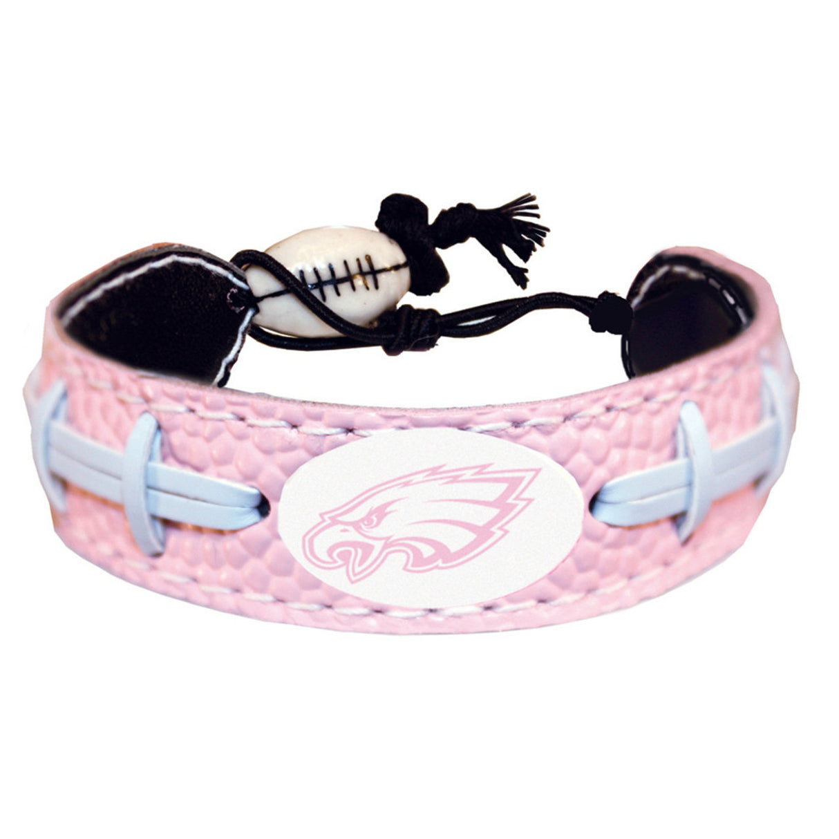 Gamewear Philadelphia Eagles Pink Football Bracelet Fan Gear NFL Philadelphia Eagles