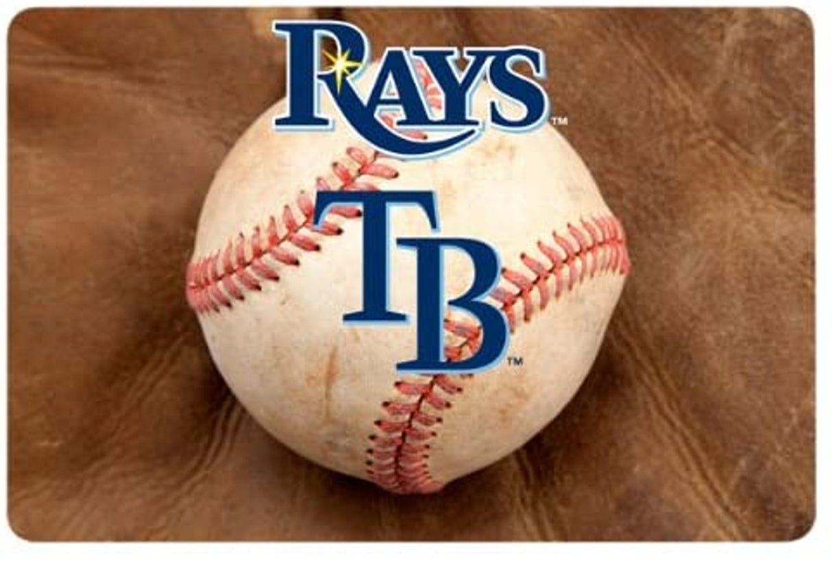 Gamewear Tampa Bay Rays Pet Classic Baseball Bowl Mat Size Large Fan Gear MLB Tampa Bay Rays