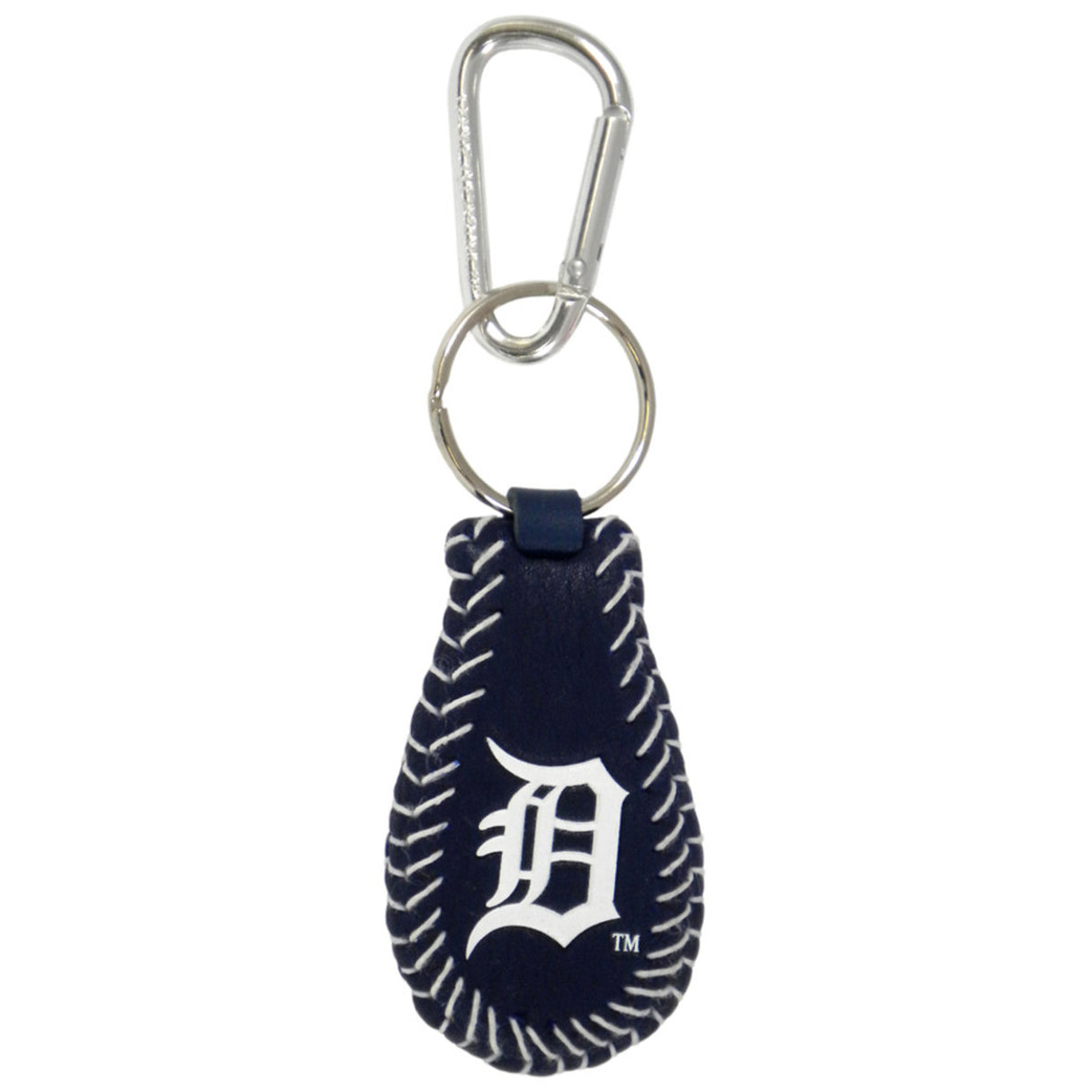Gamewear Detroit Tigers Team Color Baseball Keychain Fan Gear MLB Detroit Tigers