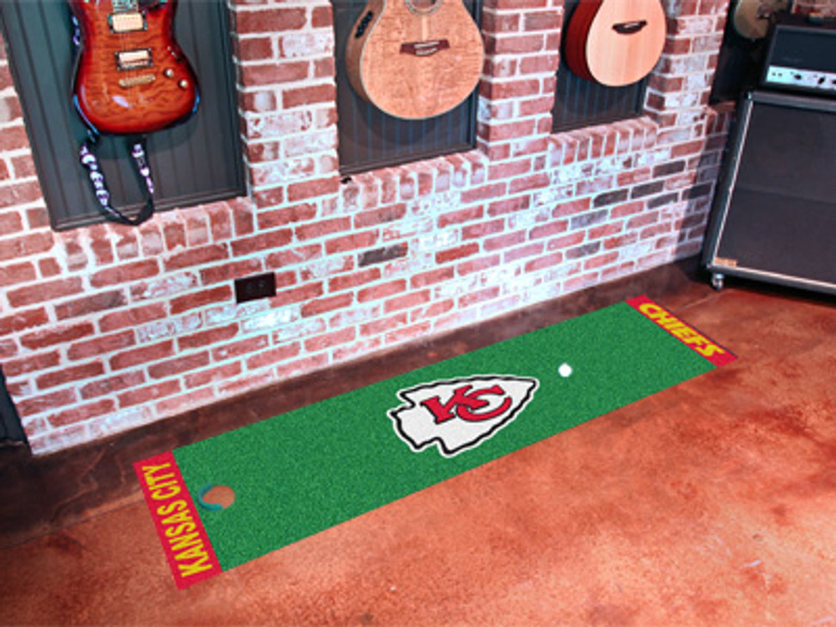 Fanmats Kansas City Chiefs Green Putting Mat Fan Gear NFL Kansas City Chiefs