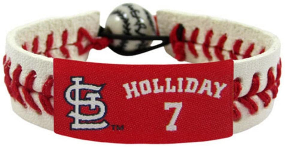 Gamewear St. Louis Cardinals Matt Holiday Classic Baseball Bracelet Fan Gear MLB St. Louis Cardinals