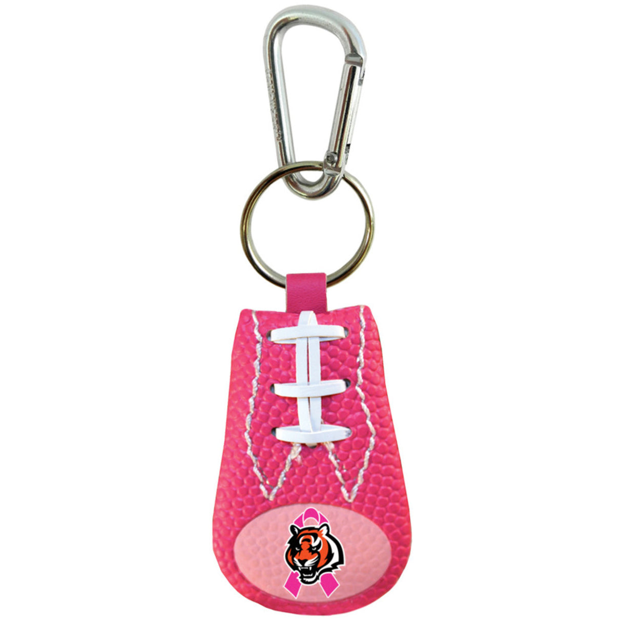 Gamewear Cincinnati Bengals Pink Ribbon Breast Cancer Awareness Football Keychain Fan Gear NFL Cincinnati Bengals