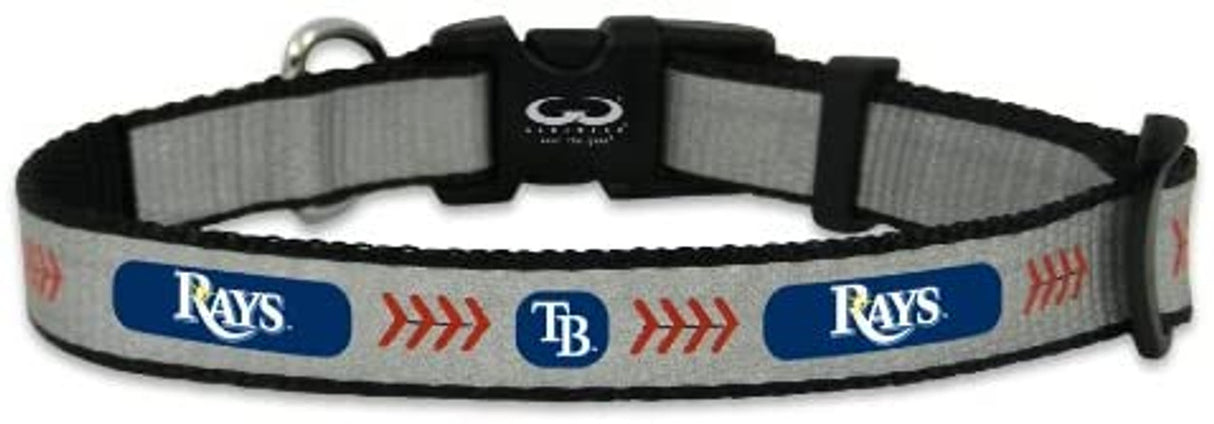 Gamewear Tampa Bay Rays Reflective Baseball Pet Collar Size Toy Fan Gear MLB Tampa Bay Rays