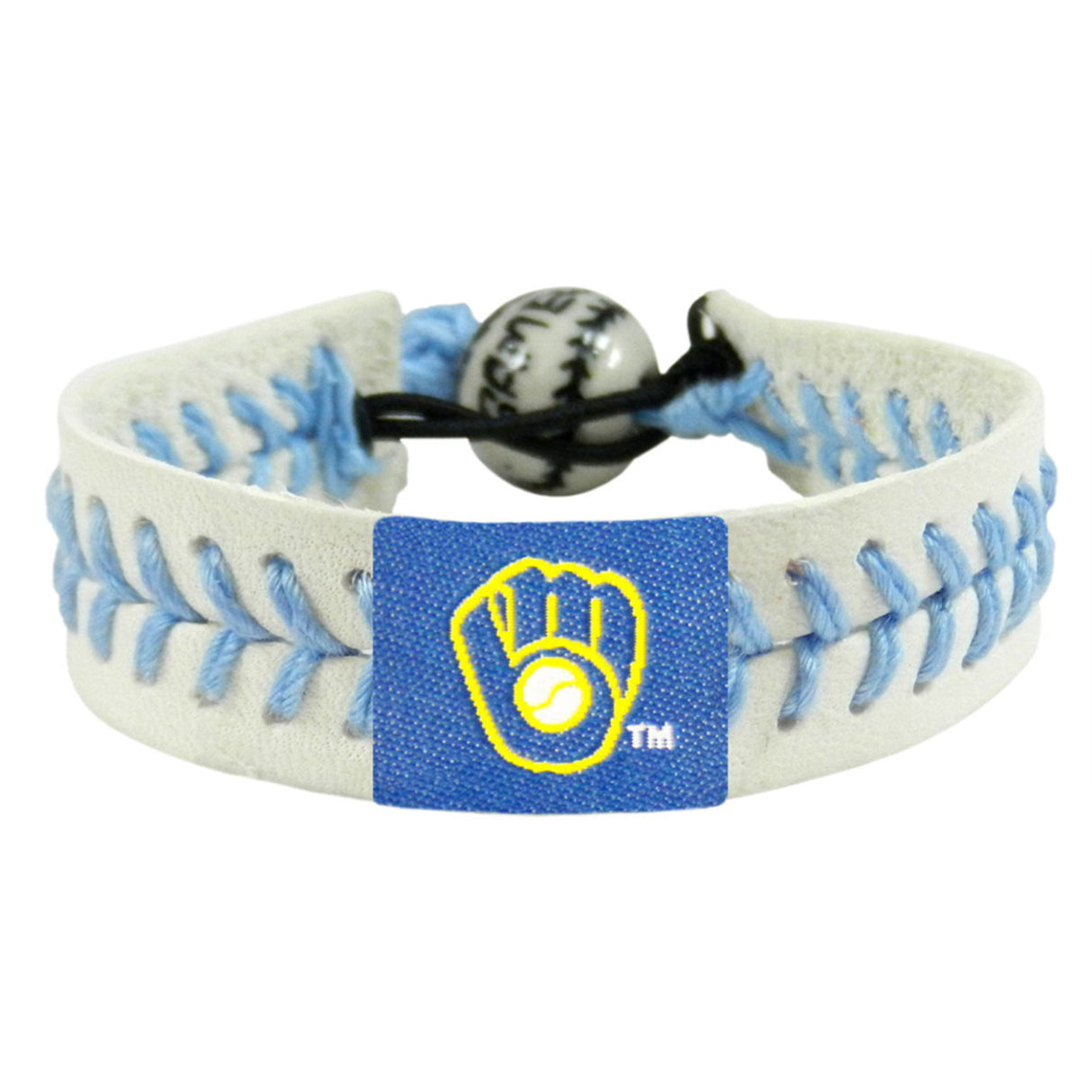 Gamewear Milwaukee Brewers Retro Logo Genuine Baseball Bracelet Fan Gear MLB Milwaukee Brewers