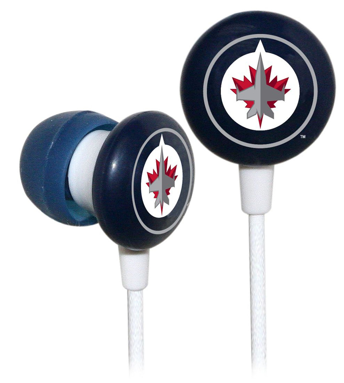 iHip Winnipeg Jets Hockey Ear Buds Fan Gear NHL Winnipeg Jets