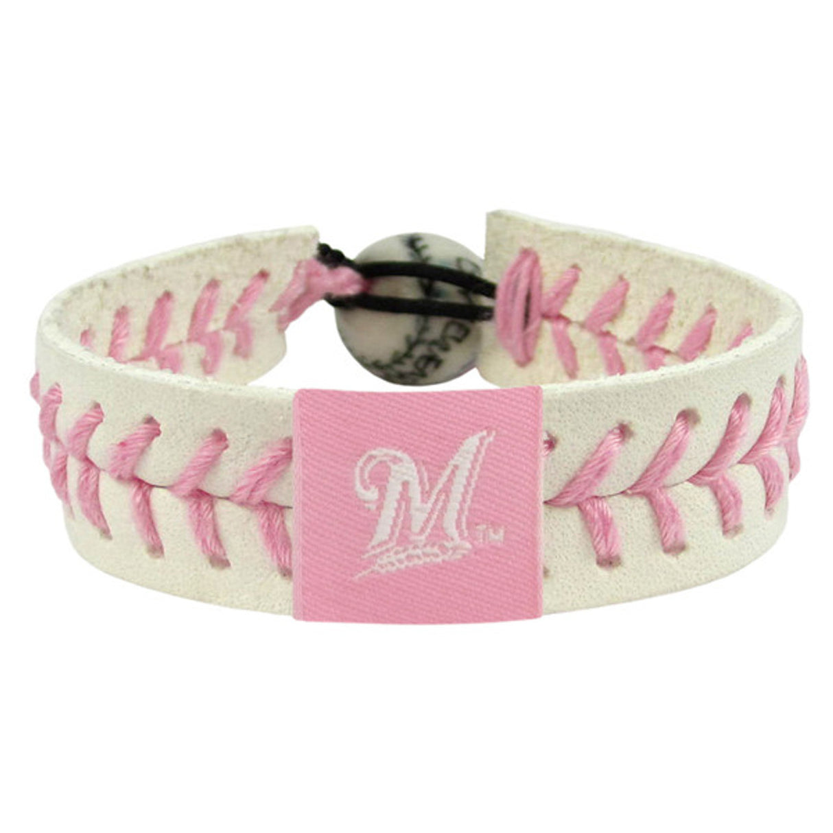 GamewearMilwaukee Brewers Bracelet Baseball Pink CO Fan Gear MLB Milwaukee Brewers