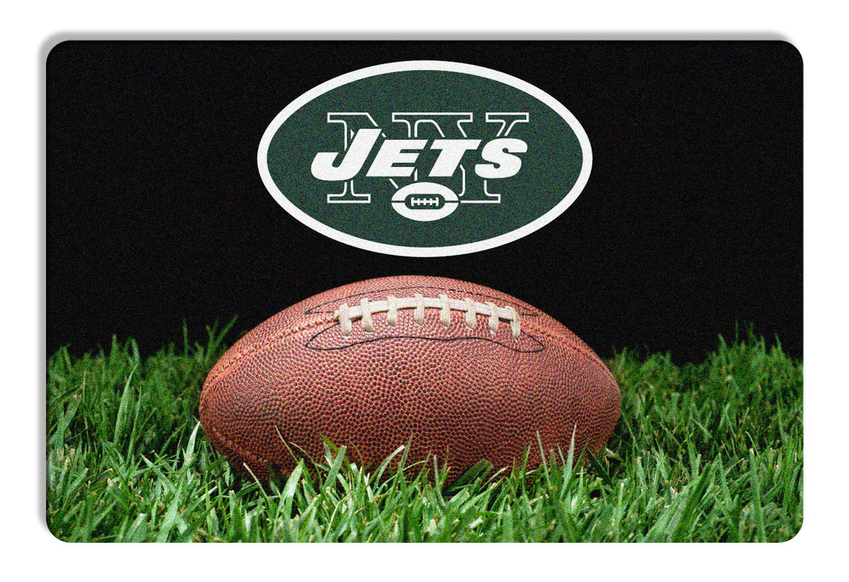 Gamewear New York Jets Pet Bowl Mat Classic Football Size Large Fan Gear NFL New York Jets