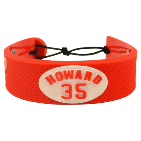 Gamewear Detroit Red Wings Team Color Jimmy Howard Jersey Hockey Bracelet Fan Gear NHL Detroit Red Wings