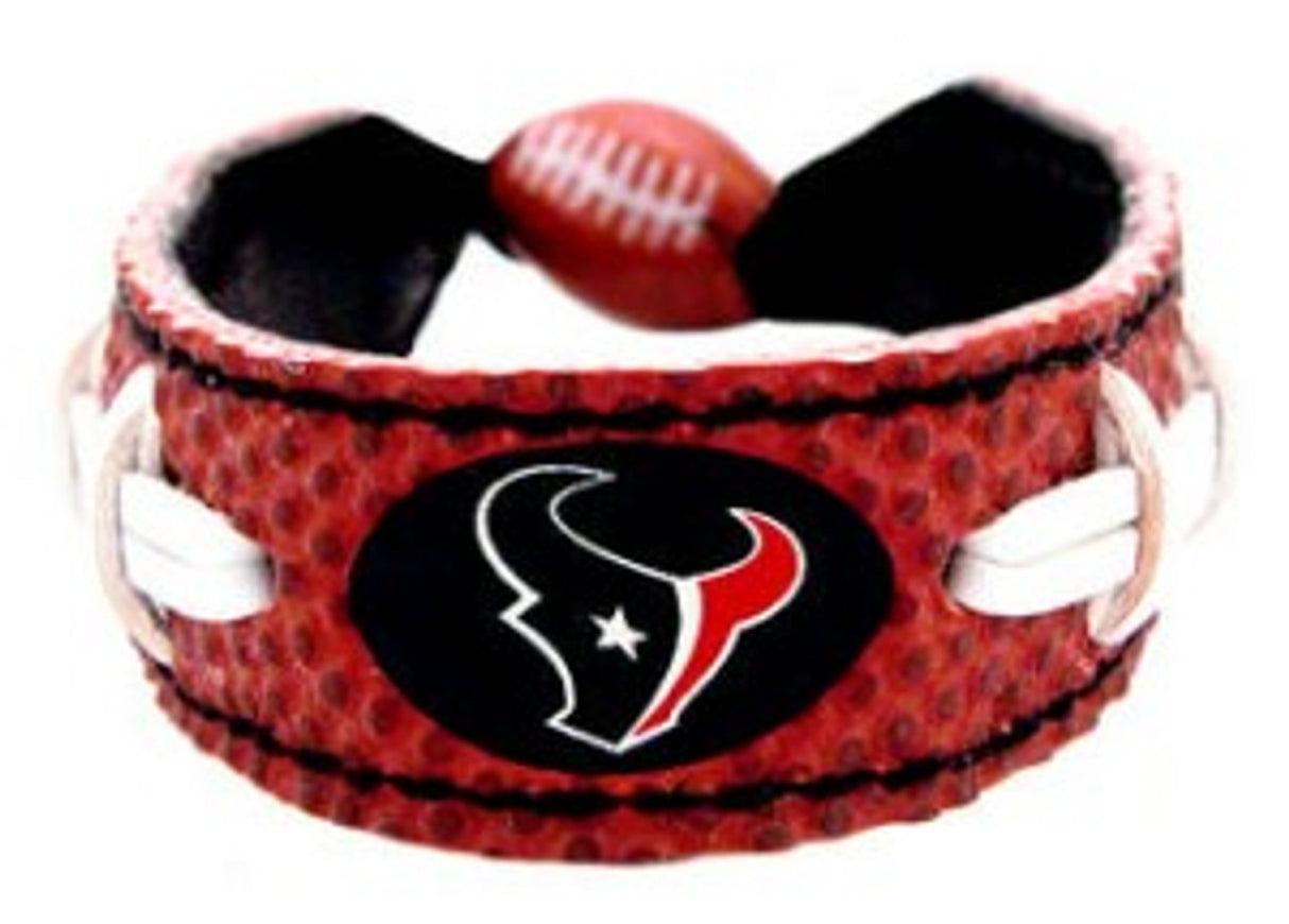 Gamewear Houston Texans Classic Football Bracelet Fan Gear NFL Houston Texans