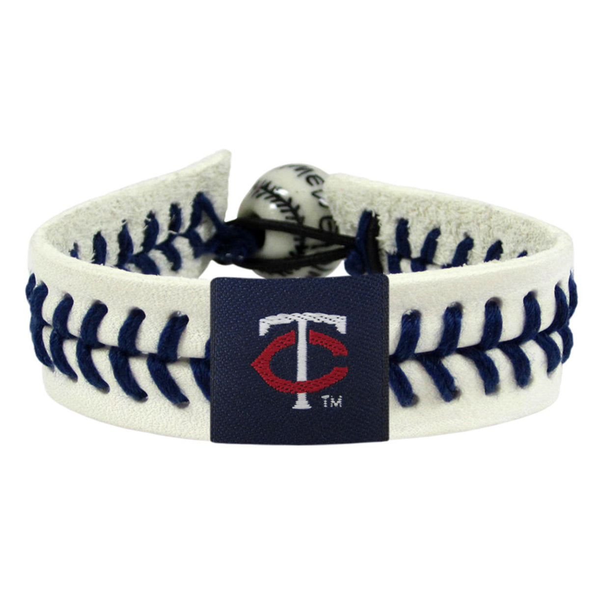 Gamewear Minnesota Twins Genuine Baseball Bracelet Fan Gear MLB Minnesota Twins