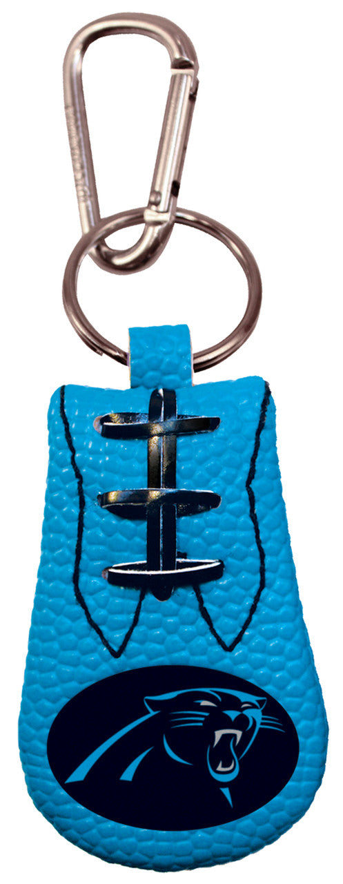 Gamewear Carolina Panthers Team Color Football Keychain Fan Gear NFL Carolina Panthers