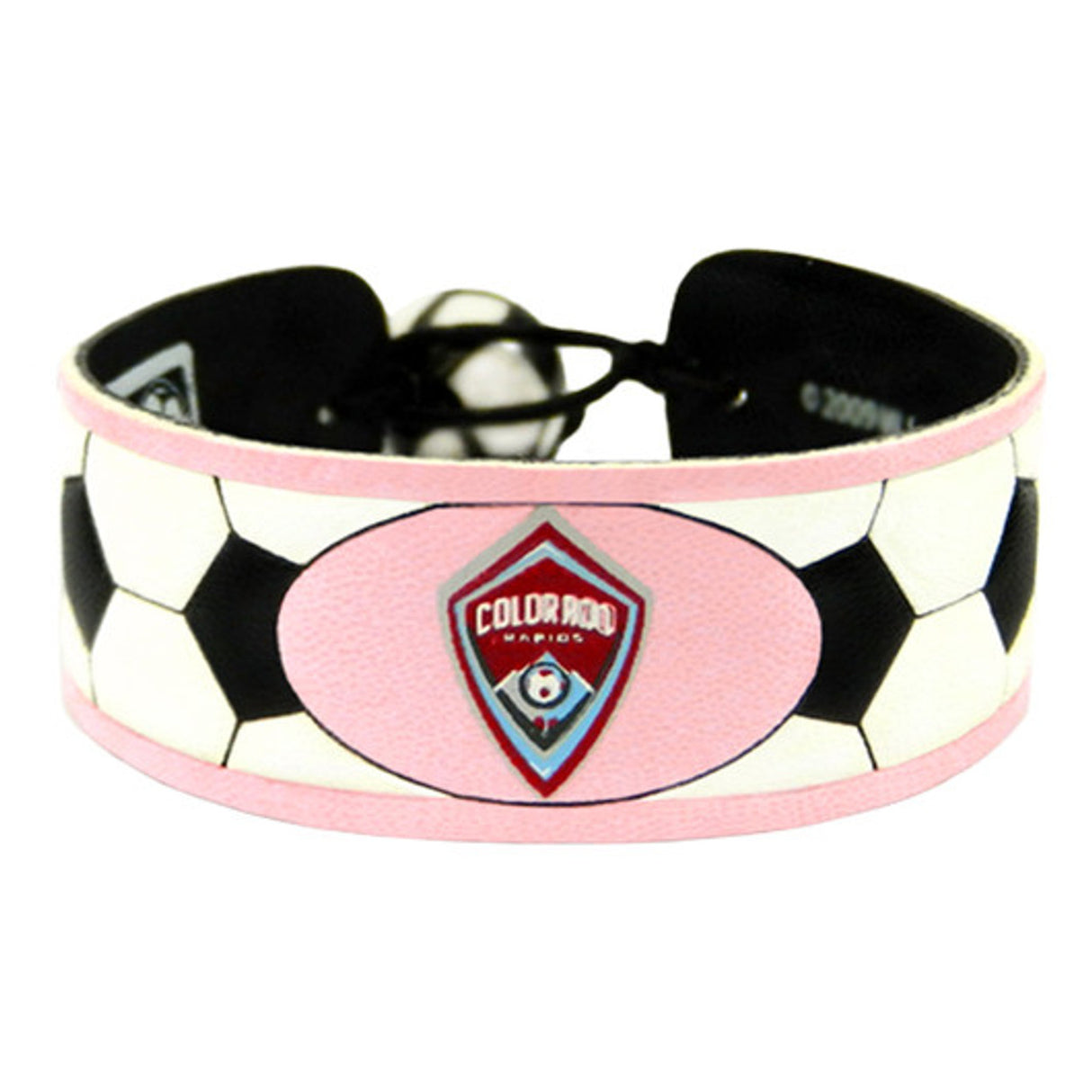 Gamewear Colorado Rapids Pink Soccer Bracelet Fan Gear MLS Colorado Rapids