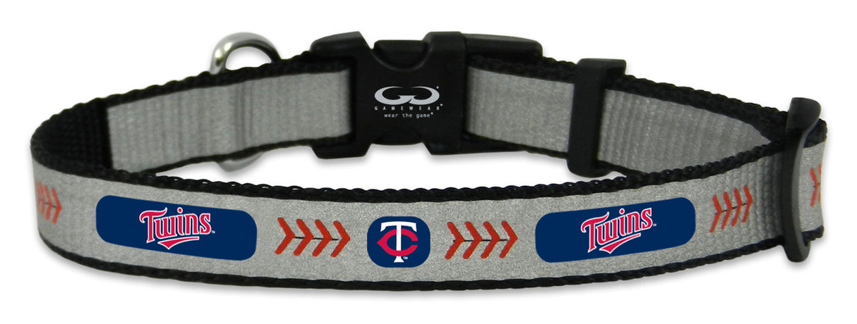Gamewear Minnesota Twins Reflective Baseball Pet Collar Size Small Fan Gear MLB Minnesota Twins