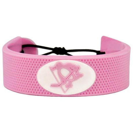 Gamewear Pittsburgh Penguins Pink Hockey Bracelet Fan Gear NHL Pittsburgh Penguins