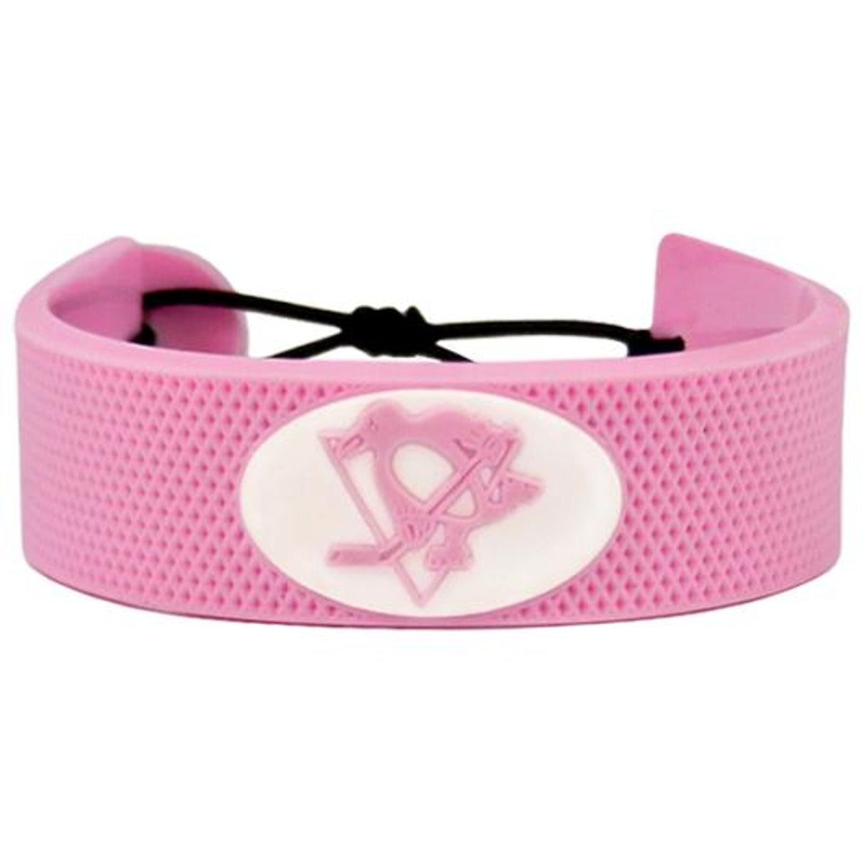 Gamewear Pittsburgh Penguins Pink Hockey Bracelet Fan Gear NHL Pittsburgh Penguins