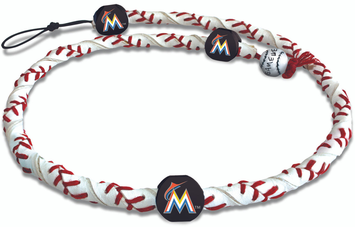 Gamewear Miami Marlins Frozen Rope Classic Baseball Necklace Fan Gear MLB Miami Marlins