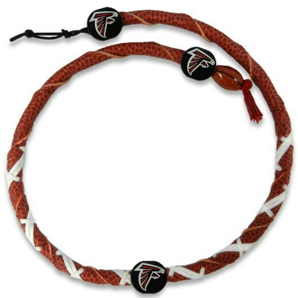 Gamewear Atlanta Falcons Spiral Football Necklace Fan Gear NFL Atlanta Falcons