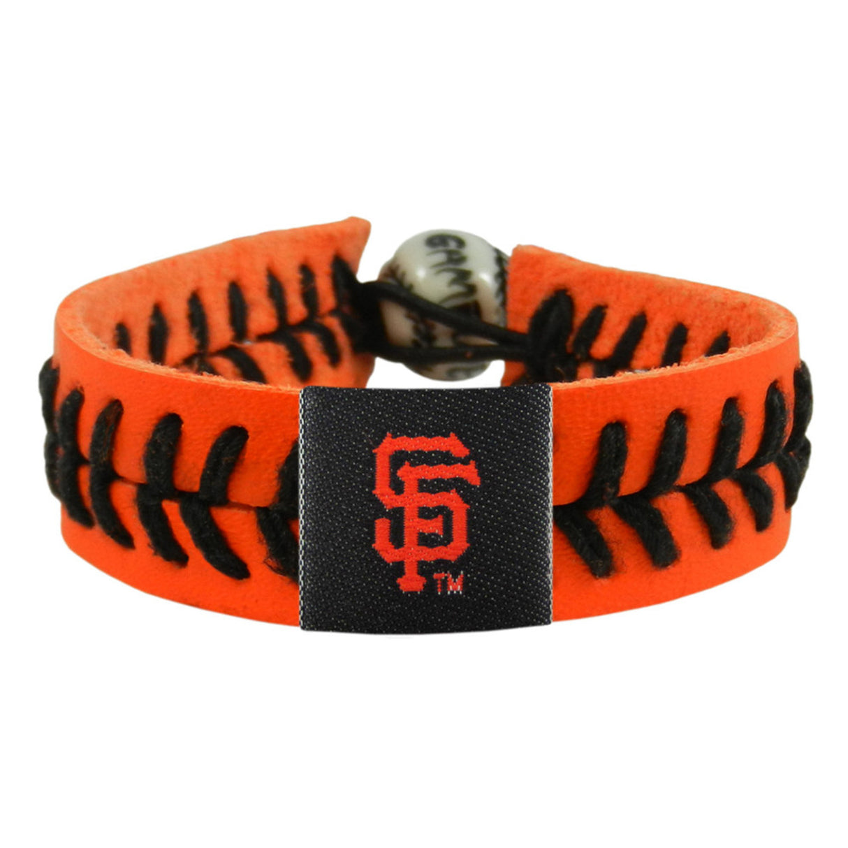 Gamewear San Francisco Giants Orange Team Color Baseball Bracelet Fan Gear MLB San Francisco Giants