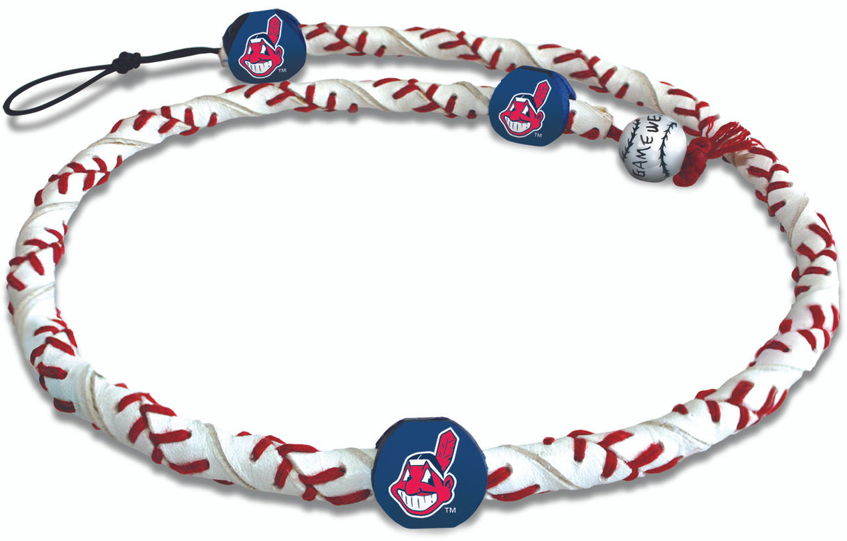 Gamewear Cleveland Indians Frozen Rope Classic Baseball Necklace Fan Gear MLB Cleveland Indians