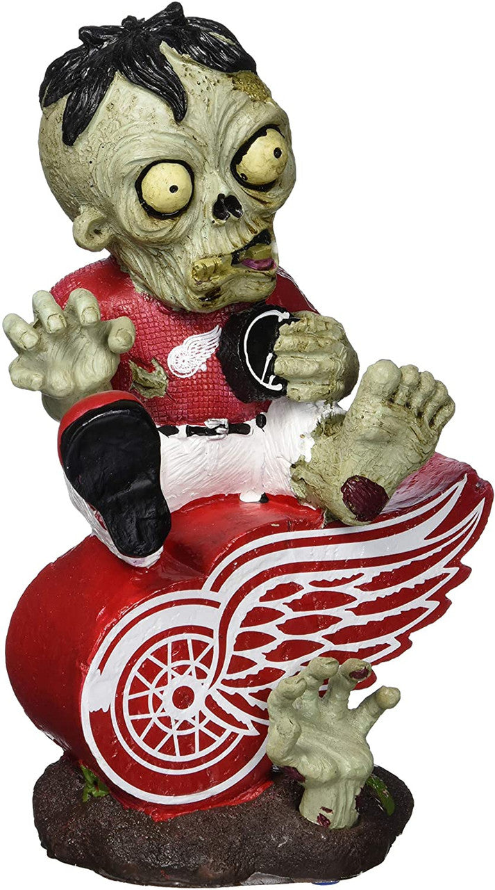 Forever Collectibles Detroit Red Wings Zombie On Logo Figurine Fan Gear NHL Detroit Red Wings
