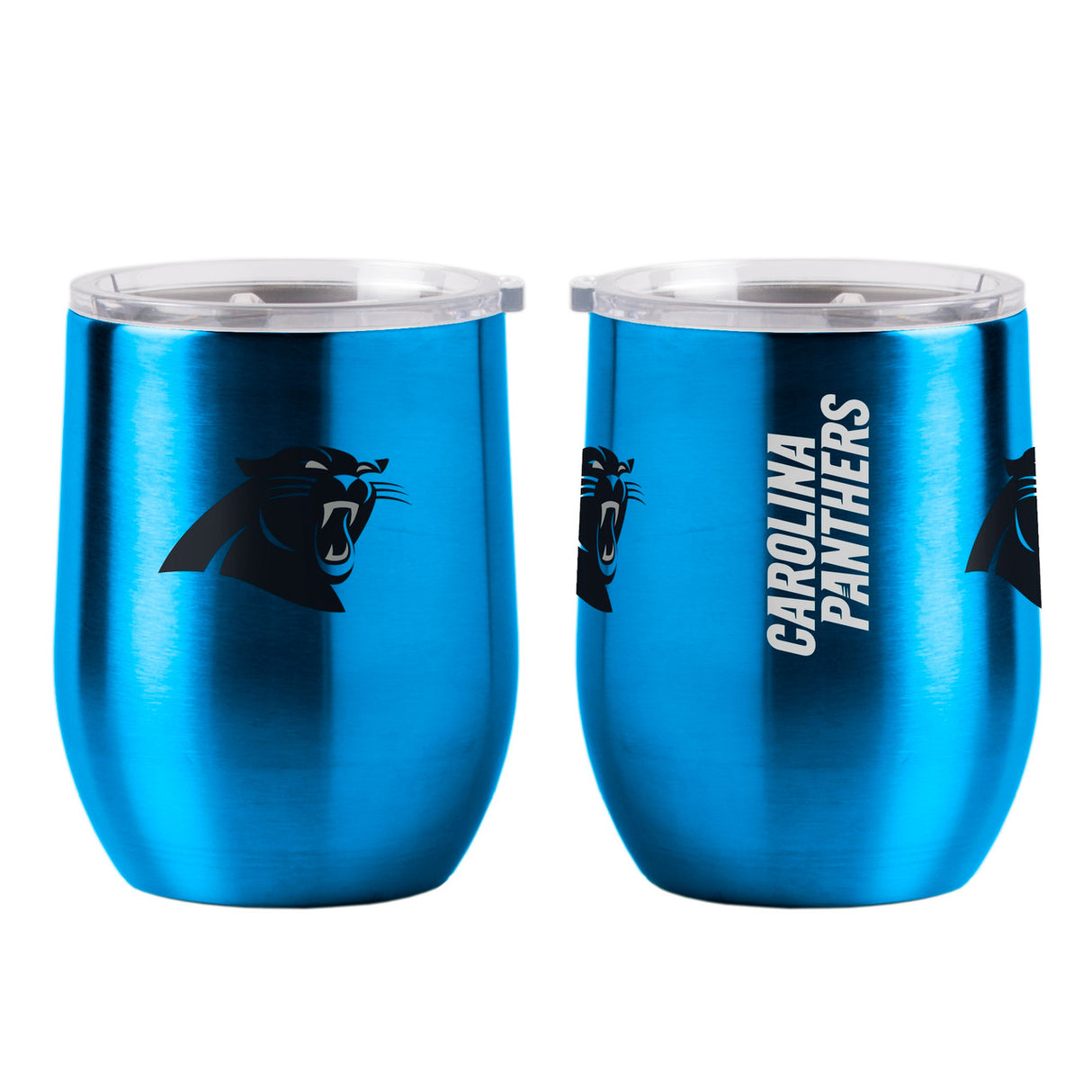 BOELTER Carolina Panthers 16oz Curved Beverage Ultra Travel Tumbler Fan Gear NFL Carolina Panthers
