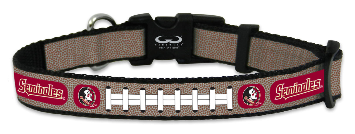 Gamewear Florida State Seminoles Reflective Football Pet Collar Size Small Fan Gear NCAA Florida State Seminoles