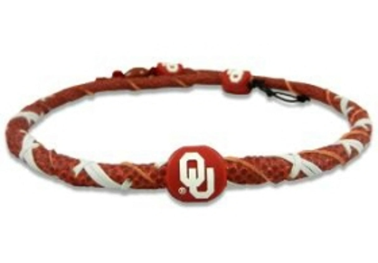 Gamewear Oklahoma Sooners Spiral Football Necklace Fan Gear NCAA Oklahoma Sooners