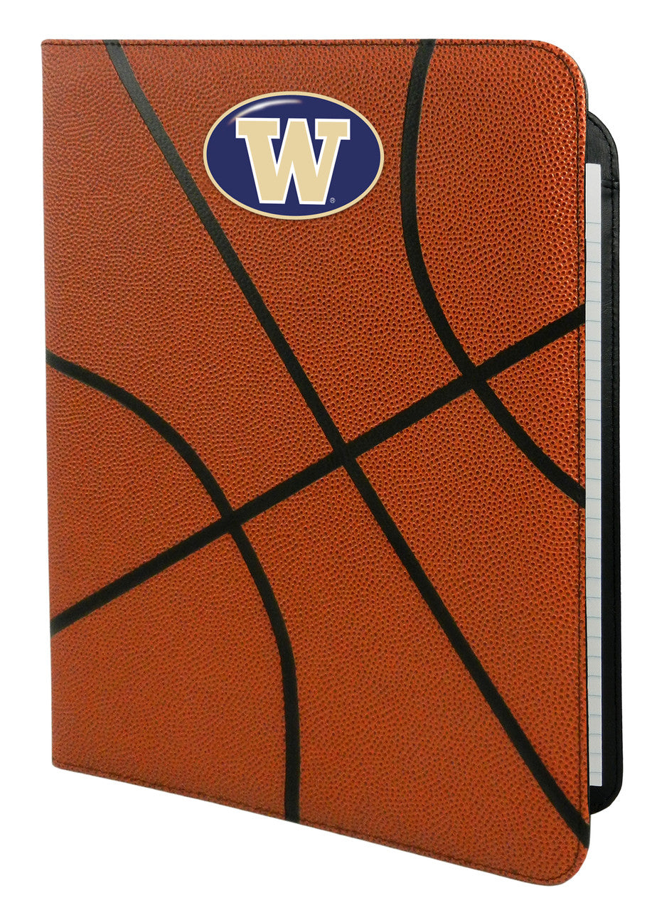 Gamewear Washington Huskies Classic Basketball Portfolio 8.5 in x 11 in Fan Gear NCAA Washington Huskies