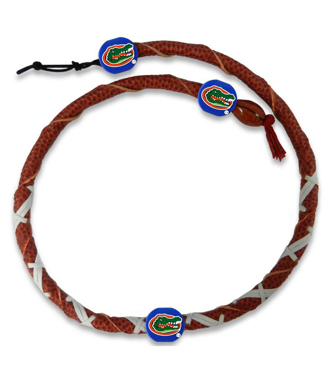 Gamewear Florida Gators Spiral Football Necklace Fan Gear NCAA Florida Gators