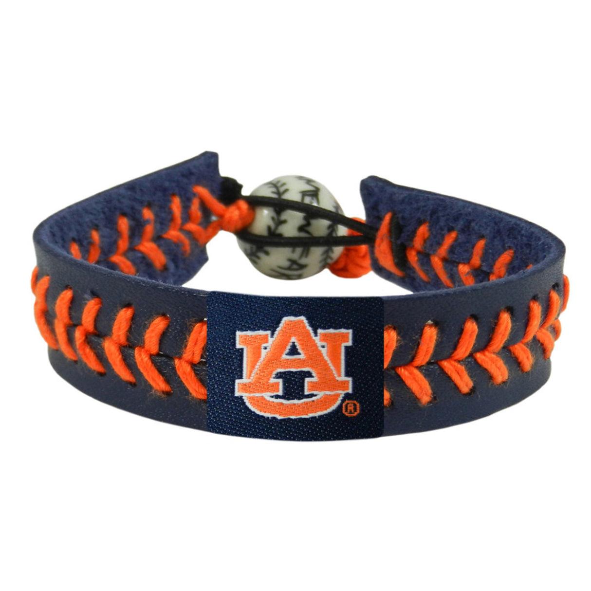 Gamewear Auburn Tigers Team Color Baseball Bracelet Fan Gear NCAA Auburn Tigers