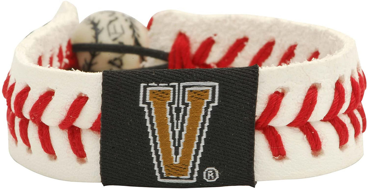 Gamewear Vanderbilt Commodores Classic Baseball Bracelet Fan Gear NCAA Vanderbilt Commodores