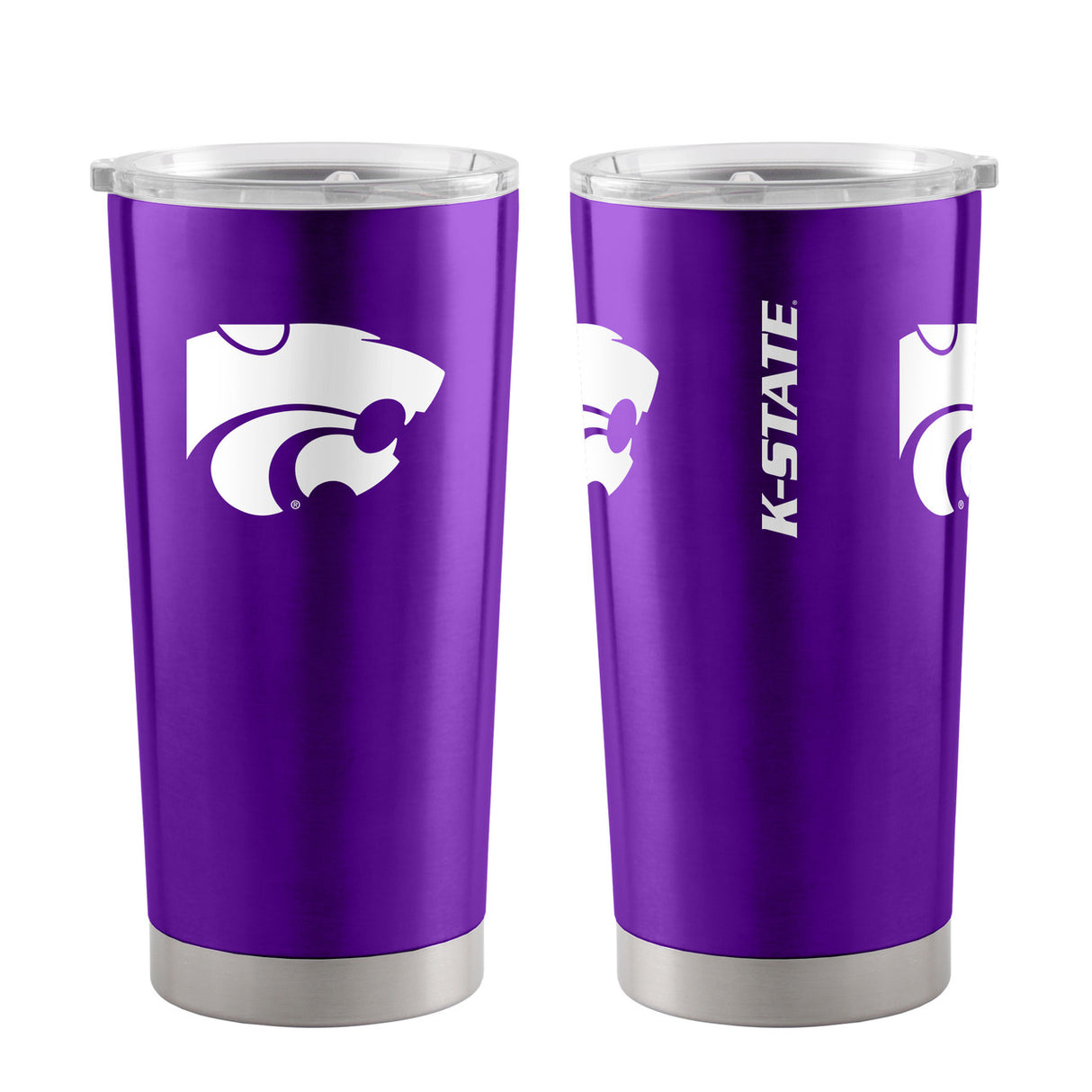 BOELTER Kansas State Wildcats Purple 20oz Ultra Travel Tumbler Fan Gear NCAA Kansas State Wildcats