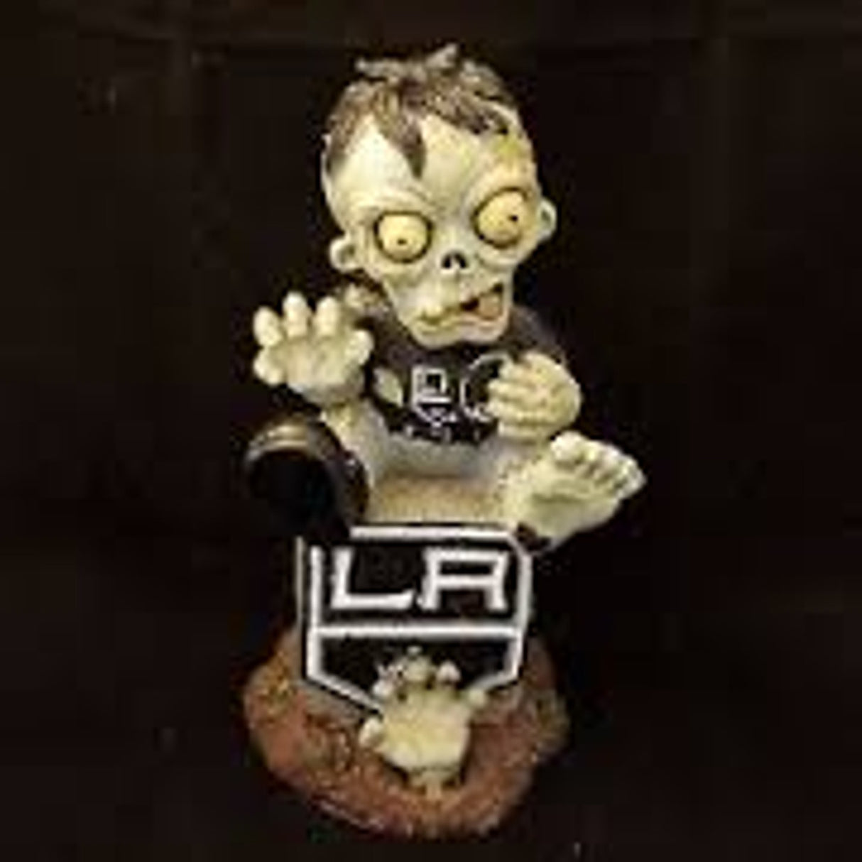 Forever Collectibles Los Angeles Kings Zombie On Logo Figurine Fan Gear NHL Los Angeles Kings