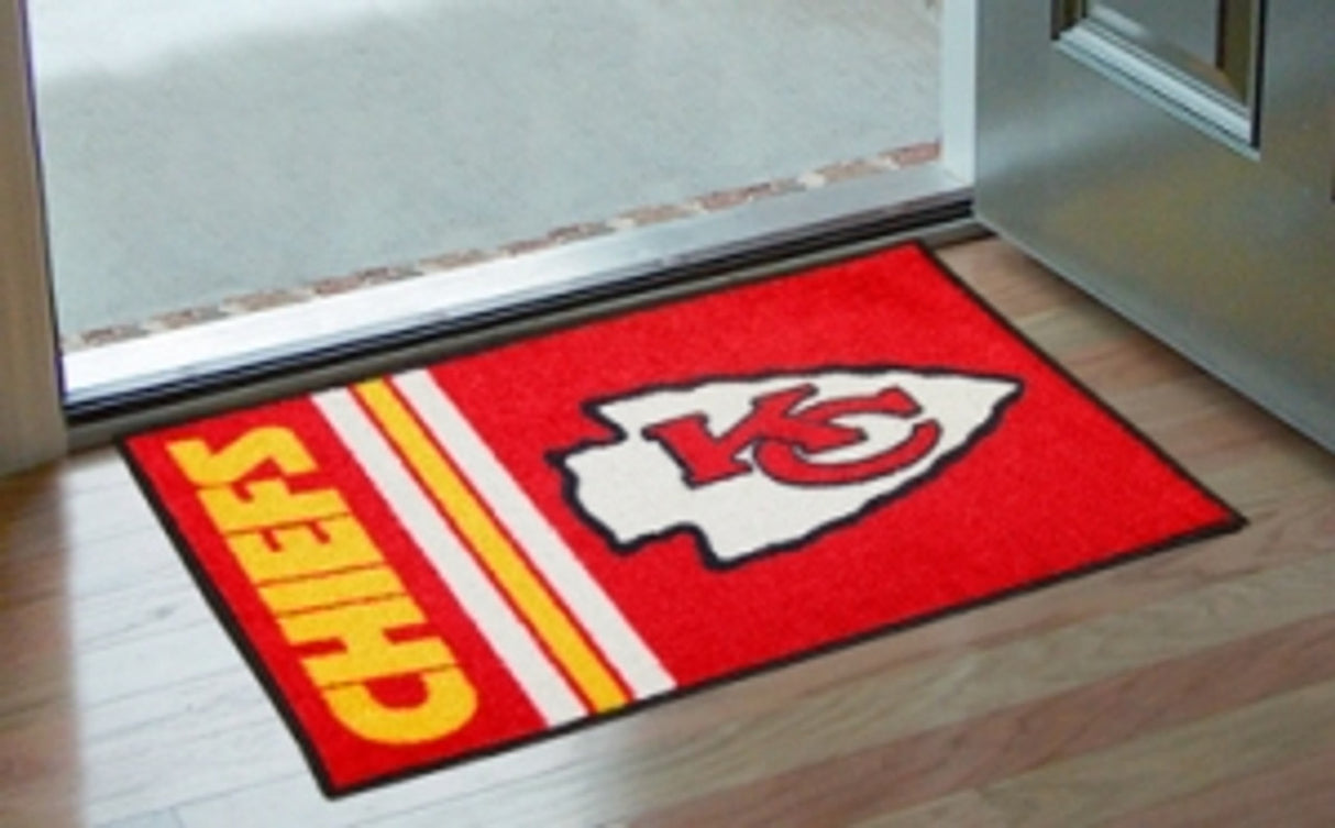 Fanmats Kansas City Chiefs Starter Style, Logo Design Rug Fan Gear NFL Kansas City Chiefs